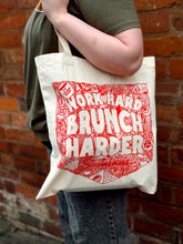 Load image into Gallery viewer, Brunch Harder. Tote