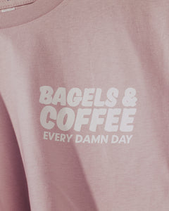 Bagels & Coffee Crop - Blush